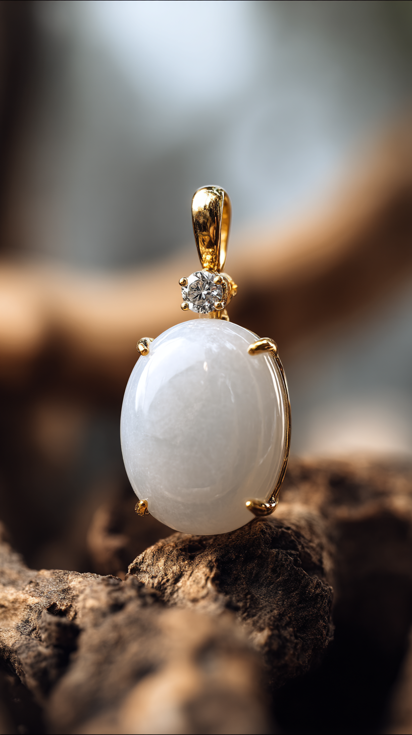Ice Jade Pendant
